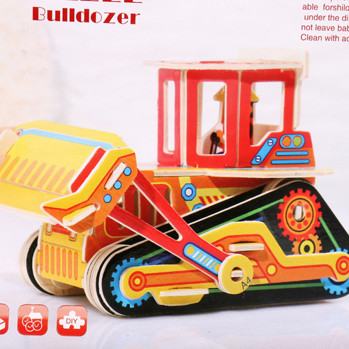 Rompecabezas De Madera Para Ensamblar Coches 3d Para Educaci