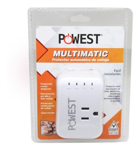 Imagen 1 de 3 de Protector Voltaje Multimatic Para Electrodomesticos Tv Xbox