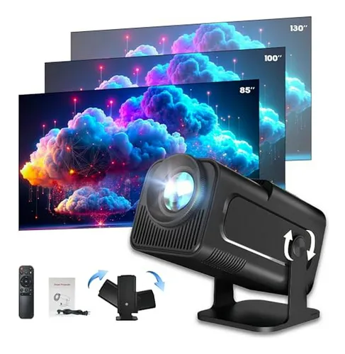 Mini Proyector Hy320 Android 11, 4k Hd, Wifi 6, Auto Keyston