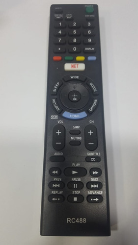 Control Remoto Tv Lcd Led Sony Smart  Rc488