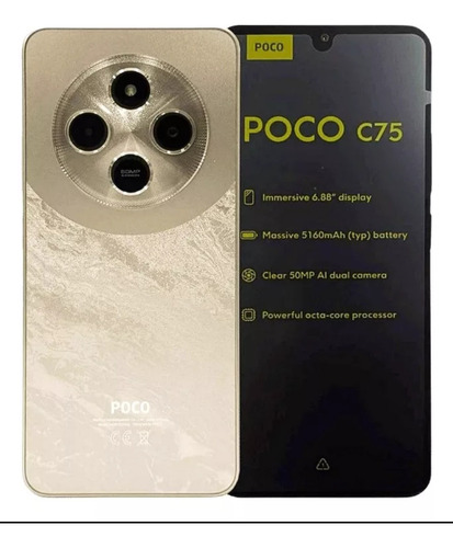 Pocophone Poco C75 256 Gb 8 Gb Ram Dual Sim Dorado