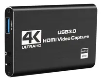 Comprar Capturadora De Video Audio Mic Usb 3.0 A Hdmi, 4k Ultra Hd 