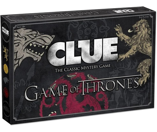 Juego De Mesa Clue Games Of Thrones - Juego De Tronos