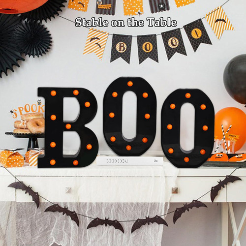 Decoración De Halloween Con Forma De Carpa Led Con Letras Il