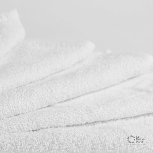 150 Toalla Facial 30x30 Cm. Manos Hotelera 100% Algodón Color Blanco Gt
