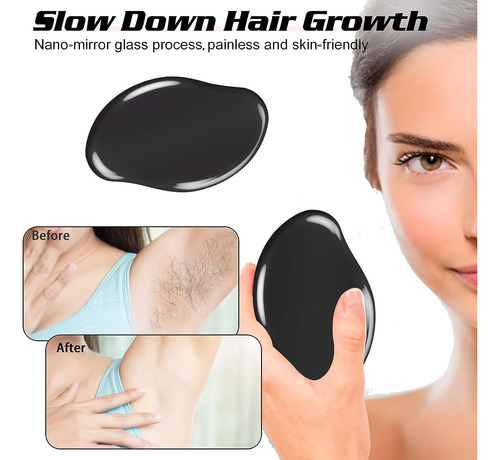 Aoderda - Borrador De Pelo De Vidrio Para Mujeres Y Hombres,