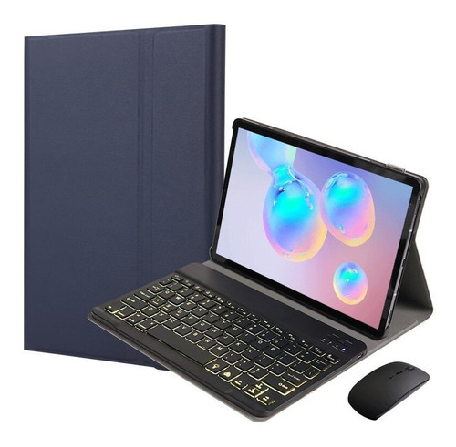 Funda Teclado Iluminado Ratón Para Lenovo Tab M10 Hd 2ª Gene