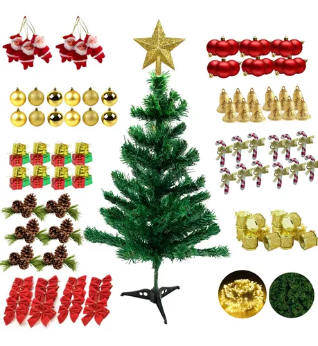 Árvore de Natal Branca, Mini Árvores de Natal Brancas Artificiais de 23,6  pol. com Base de Plástico, Árvore de Natal de Mesa DIY para Decorações de