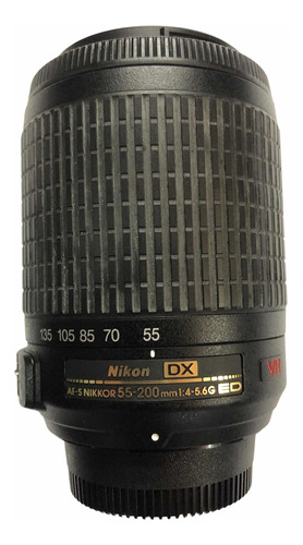 Lente Camara Nikon Dx Af-s Nikkor 55-200 Mm Original
