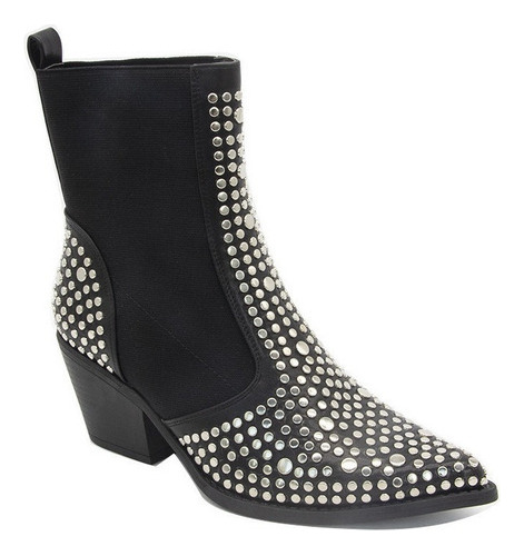 Botas Bico Para Mujer, Zapatos Vaqueros Sexy Con Tachuelas N