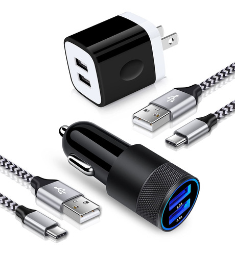 Cargador De Coche Rápido Usb C Para Samsung Galaxy S23 S22