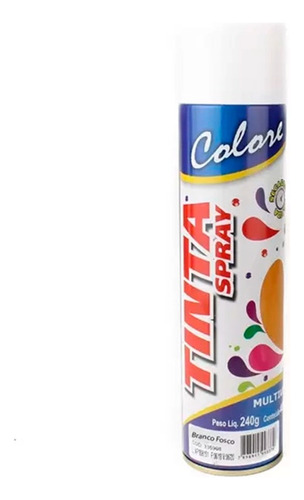 Tinta Spray Colore Multiuso Branco Fosco 400ml