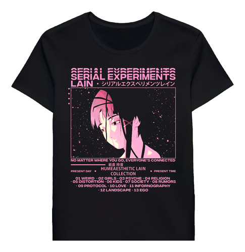 Remera Serial Experiments Lain Aesthetic 123636164