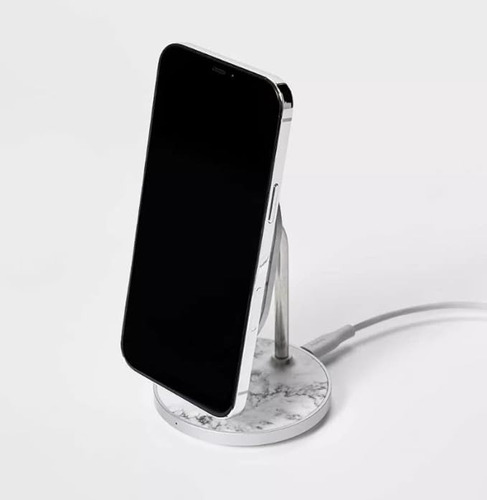 Cargador Inalámbrico Para Celular Soporte Ajustable 2 En 1