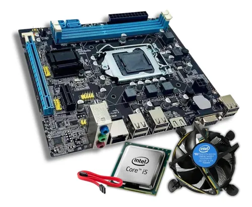 comprar Kit Intel Core I5 3470 3.6 Ghz + Placa H61 + Promoção