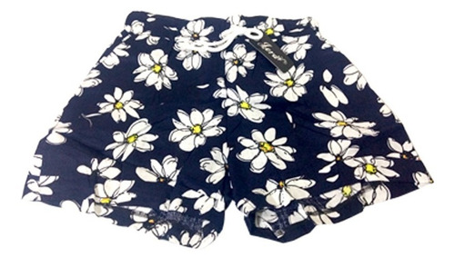 Short Playero Verano Corto Estampado Floral Mujer Fresco