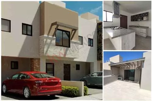 Casa En Venta Con Roof Garden En Exlcusivo Residencial Cerca De Plaza Paseo Querétaro