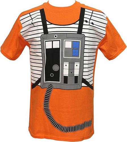 Wars Luke Skywalker Traje Vuelo Adulto Camiseta Camiseta