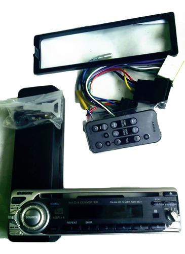 Radio Toca Disco Cd Cdx-6577 Sony Mobile Laser Novo Época 1997, Utilizado Na Linha Antiga Vw, Fiat, Ford E Gm De 97 A 02