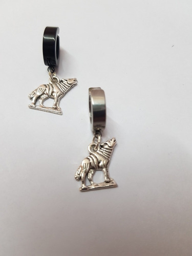Aros Falso Lobo Par Piercing A Presion