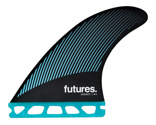 Juego De Aletas Futures R4 Legacy Thruster Verde Azulad...