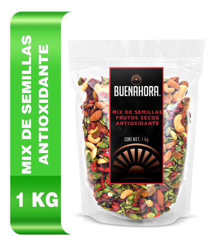 Botana Mixta Snack Antioxidante Nueces Y Semillas Goji 1kg