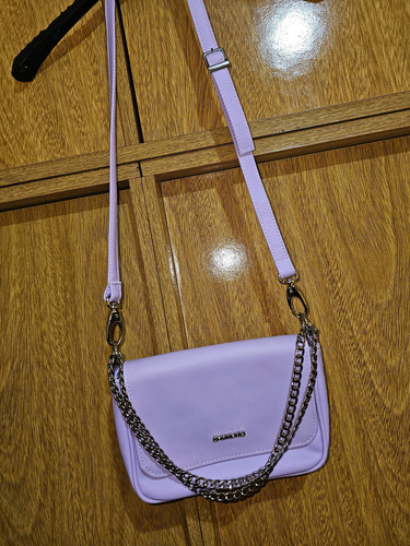 Bandolera Ecocuero Lila