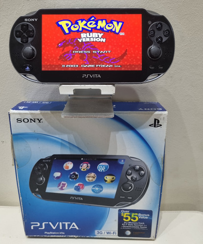 Ps Vita Fat Sony Tela Oled 64 Gb Preto (Usado)