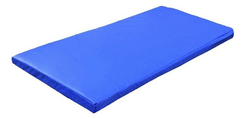 Colchoneta Gimnasia 1x50x4 Alta Densidad 90kg Polietileno Color Azul