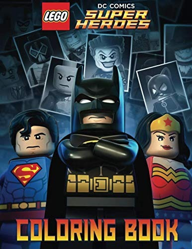 Lego Dc Super Heroes Coloring Book For Kids And Adults  40 I