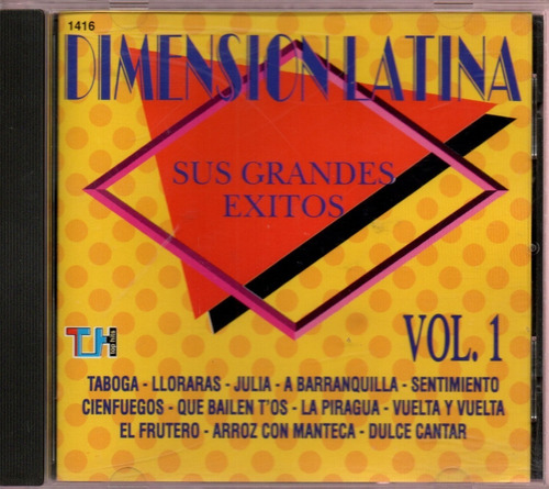 Cd Dimension Latina Sus Grandes Exitos Vol. 1