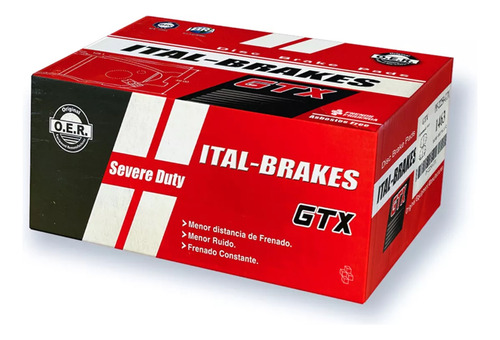 Pastillas De Frenos Delanteras Gtx Jac Sunray 2012 +