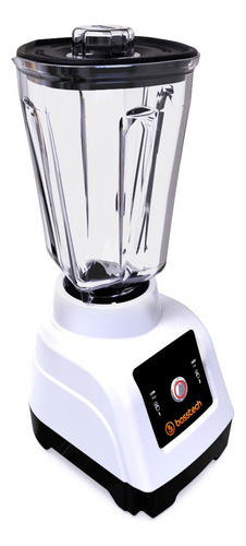 Licuadora 750w Vidrio 2l Touch 3vel Bosstech B4 Blanco