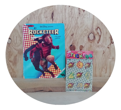 Libro Colorear Vintage Rockeeter Fernández Editores Stickers