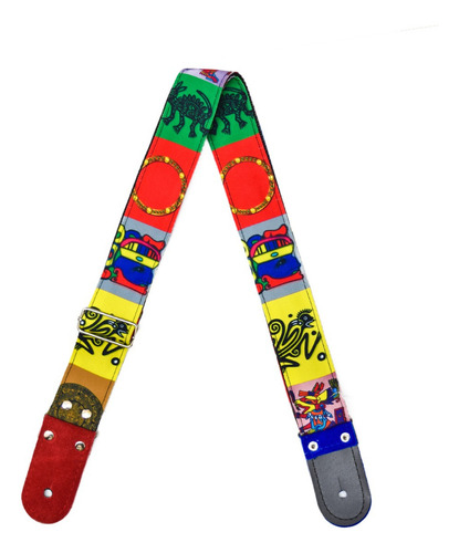 Maya - Tahalí Strap Para Guitarra O Bajo