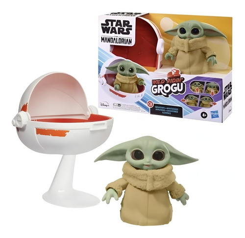 Star Wars Figura Eletrônica Baby Yoda Grogu Com Som Hasbro