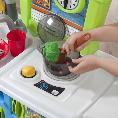 Cocina De Juguete, Cocinita Niños, Juego Infantil - Step2 Color Verde