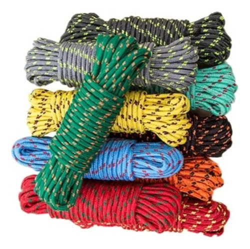 Practica Cuerda Soga Sintética. 5mm. 20mts. Pack 2 Unidades 