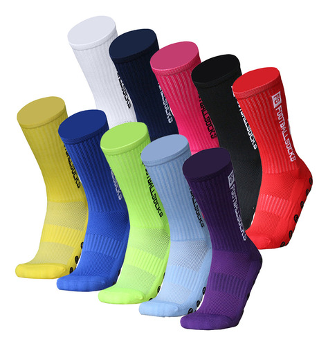 Calcetines Antideslizantes Con Empuñaduras De Fútbol
