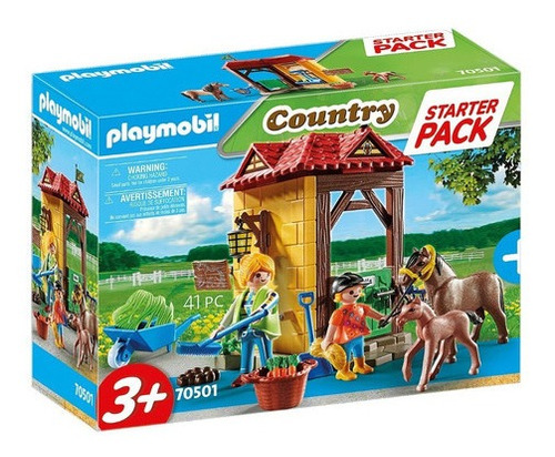 Playmobil 70501 Starter Pack Granja De Caballos Original