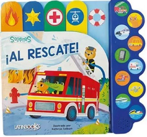 Libro De Vehículos Con Sonidos ¡al Rescate! - Incluye Pilas