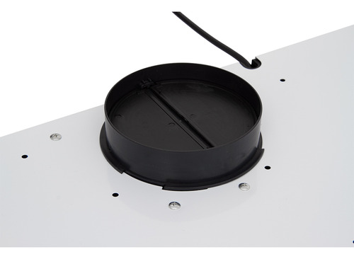 Extractor Purificador De Cocina 3v Luz Led 120w Doble Filtro Aluminio Apto Con Y Sin Salida Kanjihome Blanco Kjh-airextpuri120w