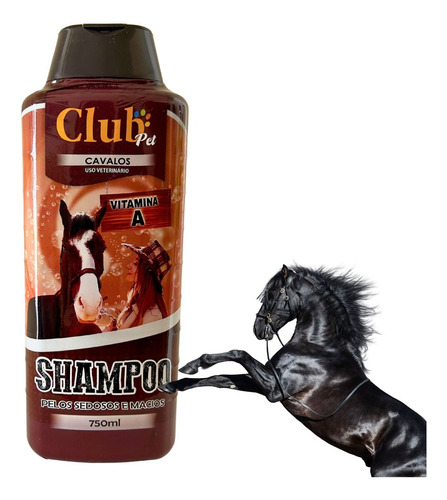 Shampoo Fortalecedor Para Cavalos Todas As Idades Vitamina A