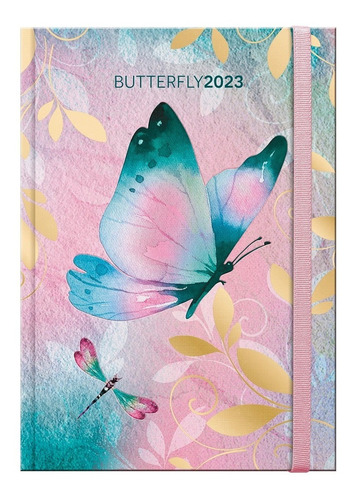 Agenda Butterflyes In Pink Dia X Pagina 2023
