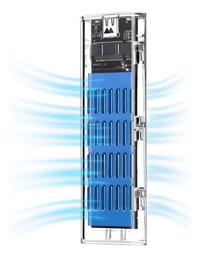 Carcasa Para Ssd M.2 Ngff Y Nvme, Externo, Usb 3.2, Tipo-c