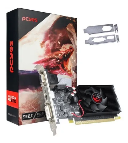 comprar Placa De Vídeo Pcyes Radeon R5 220 2gb Ddr3 Dvi\u002Fhdmi\u002Fvga +nf
