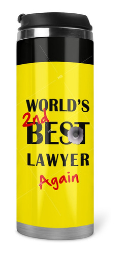 Termo World's Second Best Lawyer Para Abogado Personalizado
