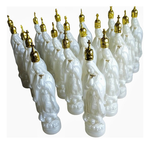 45 Botellas Con Agua Para Bendecir 22 Cm Plástico Blanco