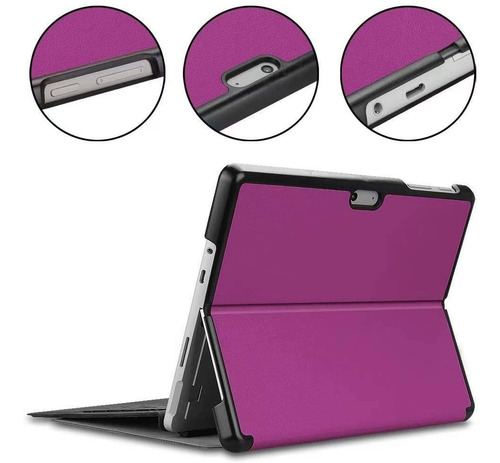  Case For Microsoft Surface Go , Pu Leather Folio Case ...