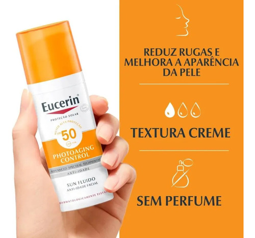 Eucerin Photoaging Control Protetor Solar FPS50 SEM COR 50mL